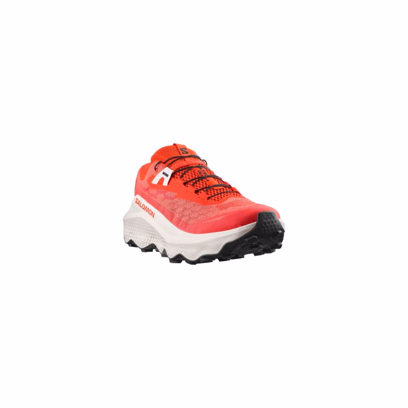 Pánska bežecká trailová obuv SALOMON Ultra Glide 4 M fiery red vanilla ice black