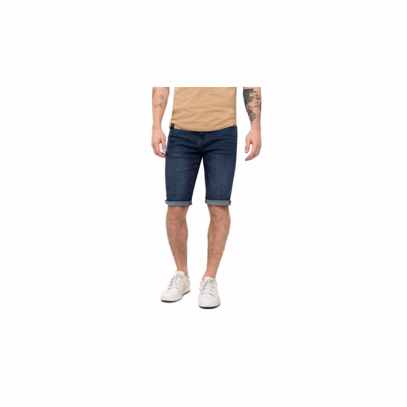 Pánske riflové kraťasy VOLCANO D-MEXT-600-NAVY