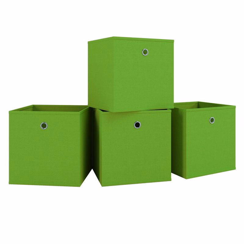 VCM sada 6 skladacích boxov "Boxas" - bez veka Modrá