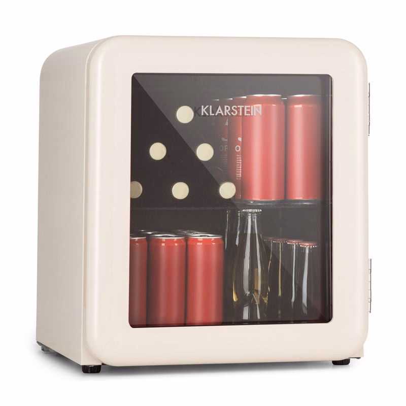 Klarstein PopLife 48, chladnička na nápoje, chladnička, 48 l, 0-10°C, retro dizajn