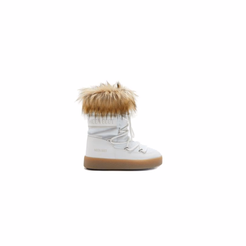 Dámske členkové zimné topánky MOON BOOT LTRACK MONACO LOW WP, 002 white