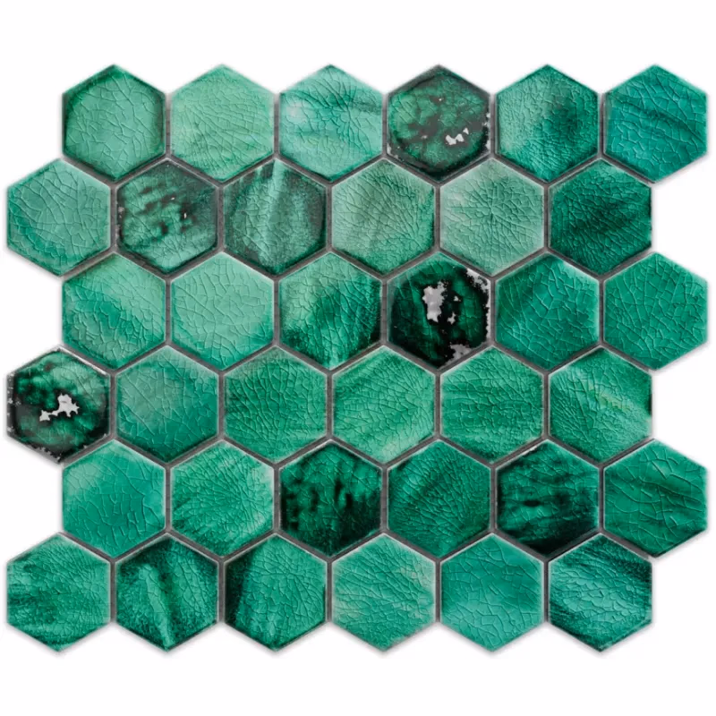 Mozaika hexagon Mykonos Green 27/31,2