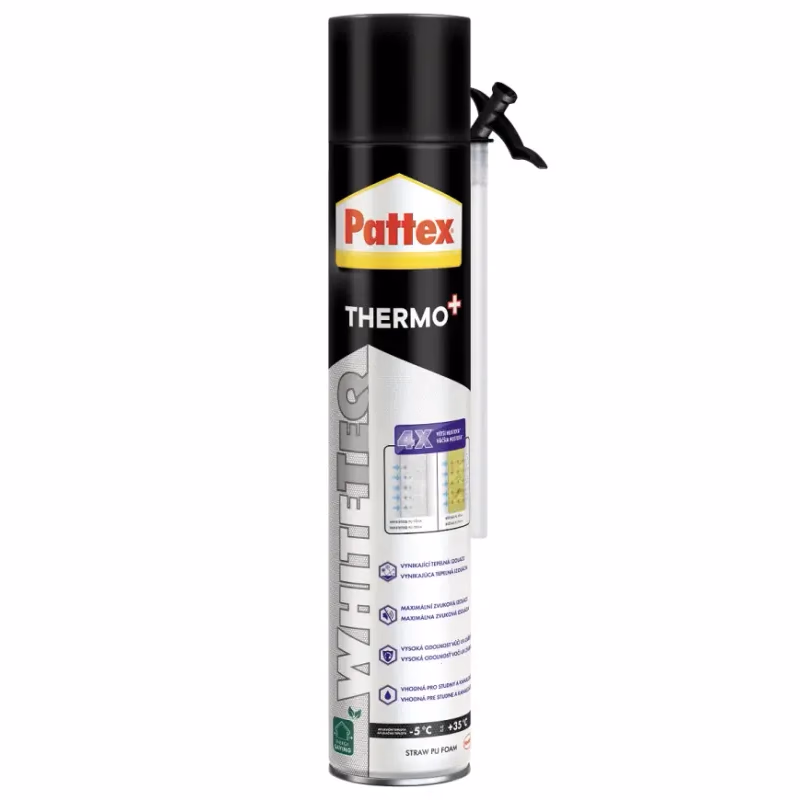 PATTEX WHITETEQ - trubičková pena, 750ml