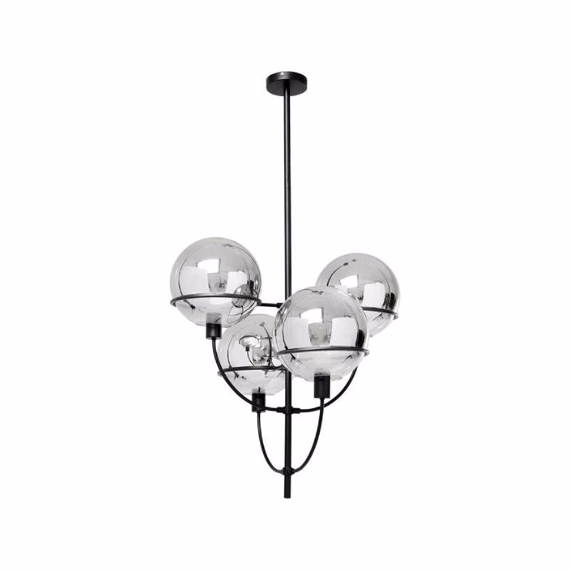 Lantern visiaca lampa čierna