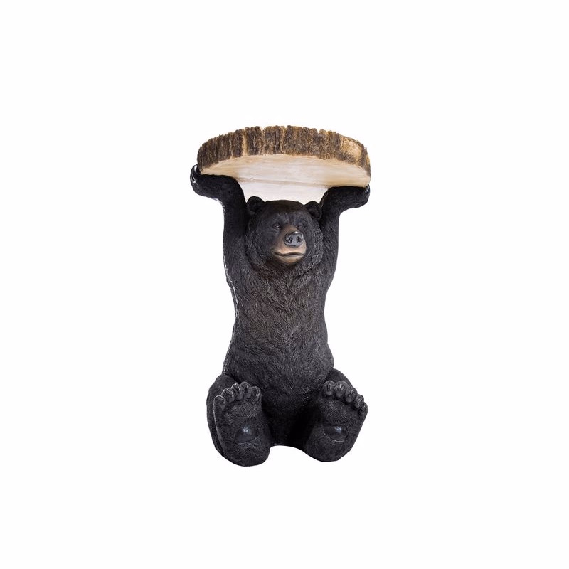 Animal Bear príručný stolík o 33 cm hnedý