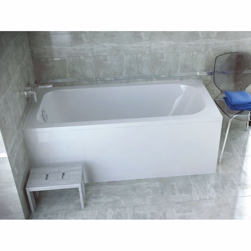 BESCO - Obdĺžniková vaňa CONTINEA - Nožičky k vani - Bez nožičiek, Rozmer vane - 150 × 70 cm VANCONT150