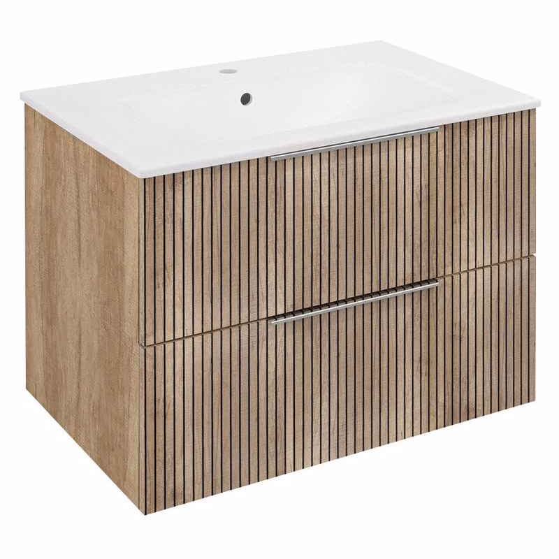 SAPHO - CIRASA STRIP umývadlová skrinka 69,8x52x46cm, dub alabama CR701-2322