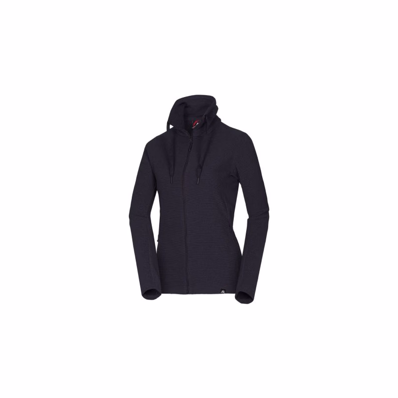 Dámska zateplená turistická mikina so zipsom NORTHFINDER TAMMY-269black