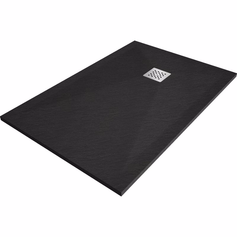 MEXEN - Stone+ sprchová vanička obdĺžniková 120x80, čierna 44708012