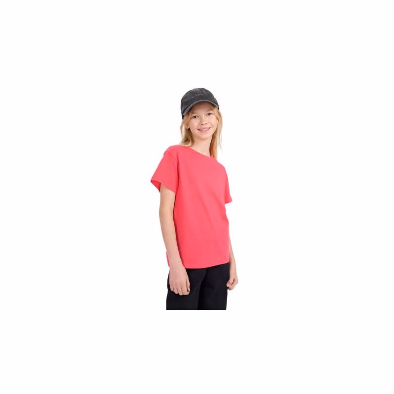 Dievčenské tričko s krátkym rukávom 4F JUNIOR TSHIRT F2326-55S-HOT PINK