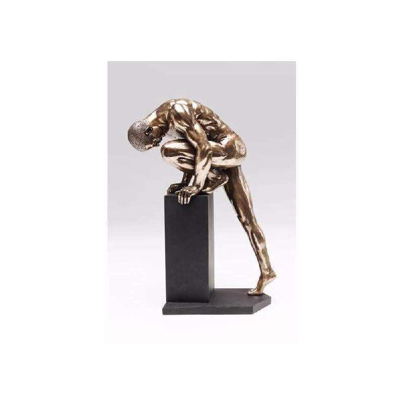 Nude Man Stand dekorácia bronzová 35 cm