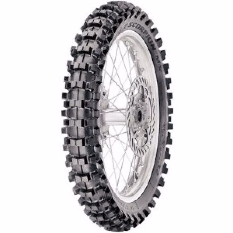 Pirelli Scorpion MX 32 Mid Soft ( 100/90-19 TT 57M zadné koleso, Mischung medium SOFT, NHS )