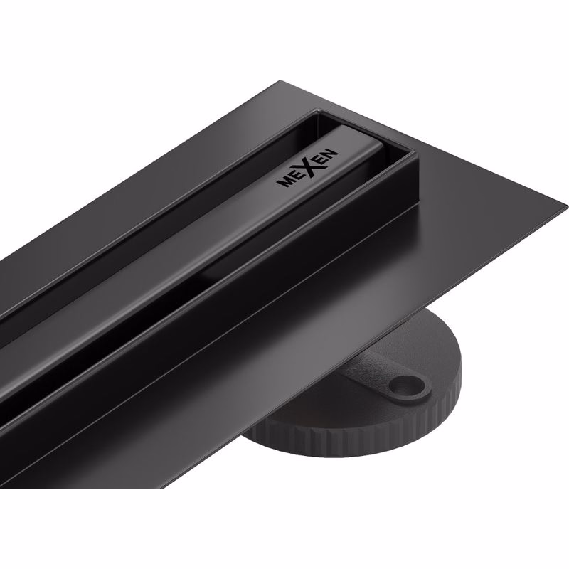 MEXEN - Flat 360 Slim odtokový žľab otočný 100 cm čierna 1741100
