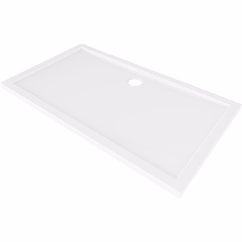 MEXEN - Flow sprchová vanička obdĺžniková slim 100 x 160, biela lesk 46R101016