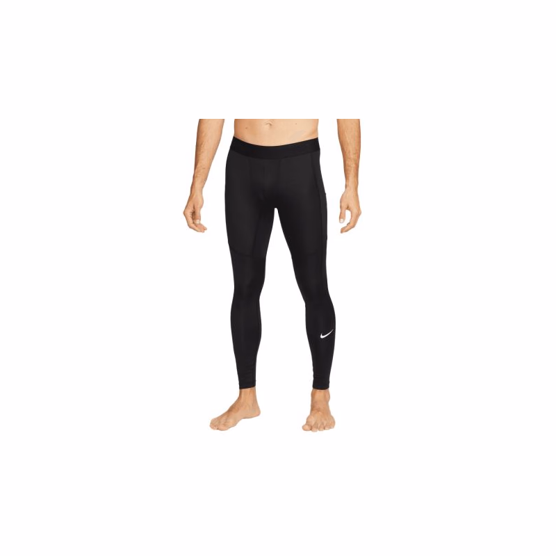 Pánske kompresné legíny NIKE M NP DF TIGHT BLACK WHITE