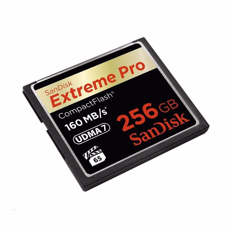 SanDisk Compact Flash 256GB Extreme Pro (160MB/s) VPG 65, UDMA 7