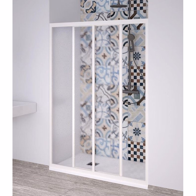FORTE - Sprchové dvere PORTA NEW - FARBA rámu - Biela, Rozmer A - 120 - 130 cm OLNNC1FS130031