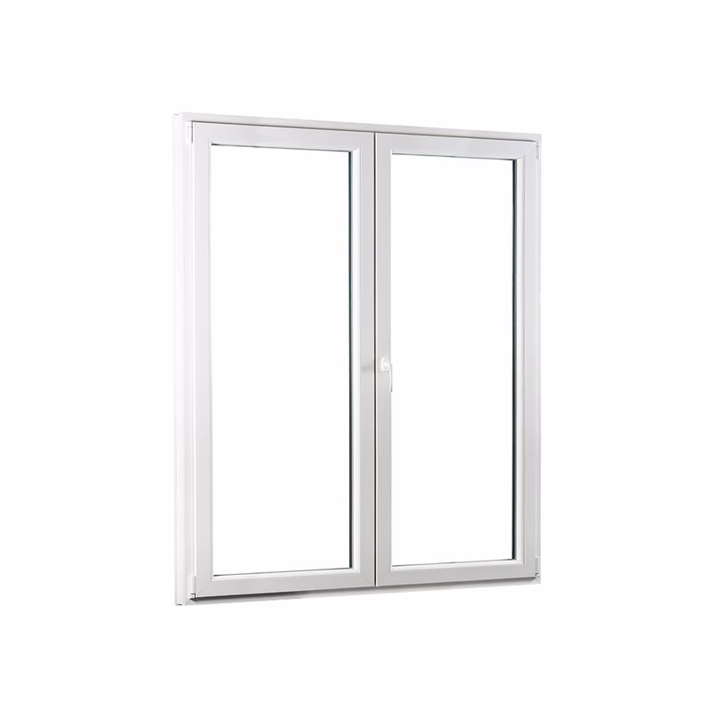 Dvojkrídlové plastové balkónové dvere REHAU Smartline+ - SKLADOVÉ-OKNÁ.sk - 1500 x 2080