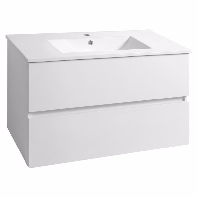 AQUALINE - PANEDA umývadlová skrinka 89,5x55x45,2cm, biela PN290