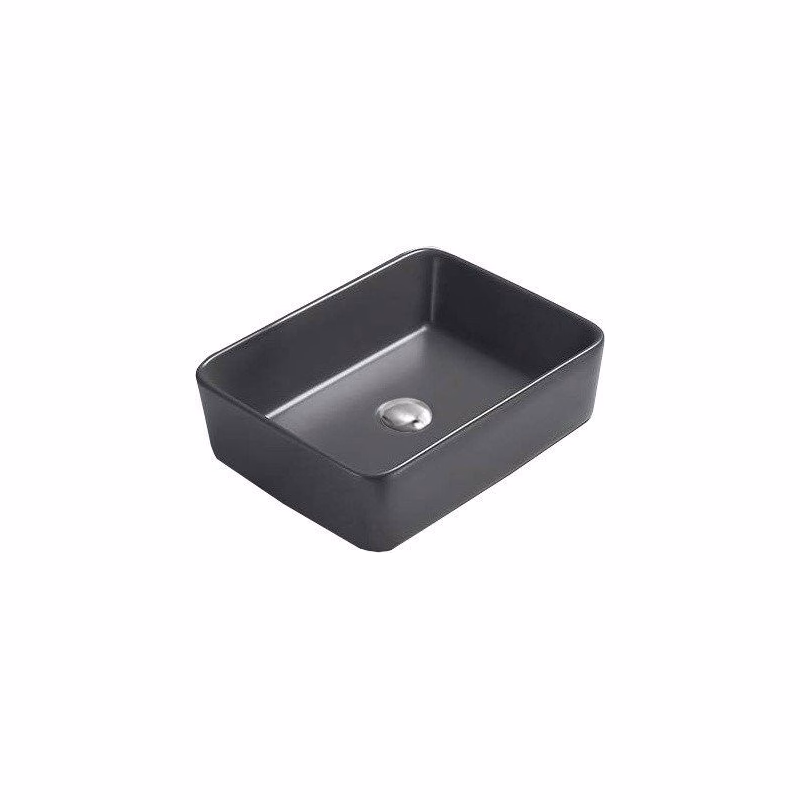 MEXEN - CATIA umývadlo na dosku 48x37 cm tmavo šedá rohož 21314871