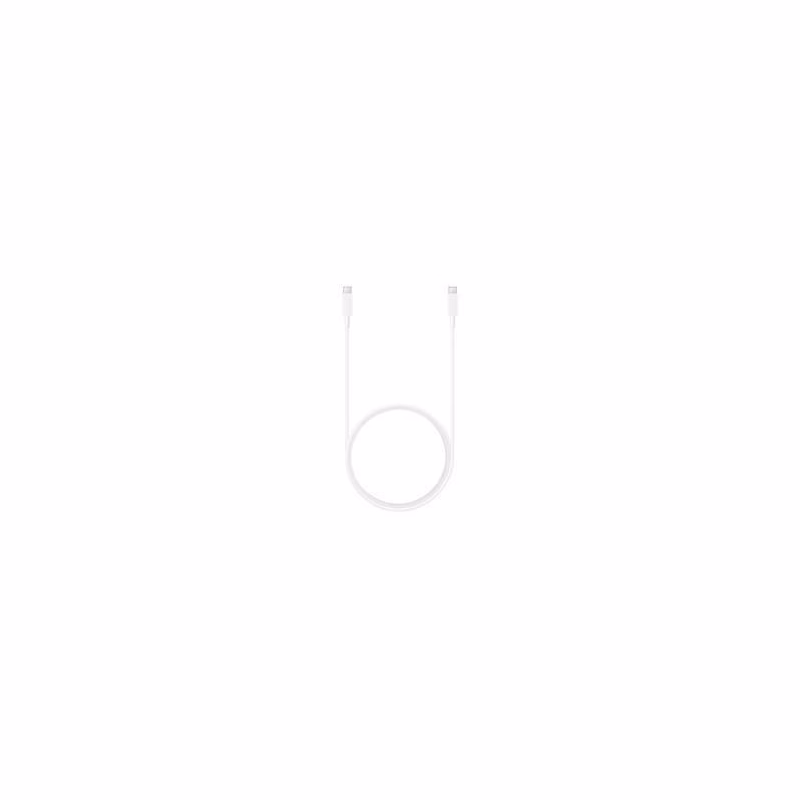Samsung dátový kábel EP-DX310JWE, USB-C/USB-C, 3A, 1, 8 m, biela (bulk)