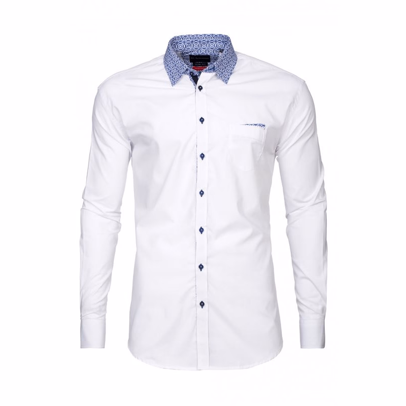 Luxusná biela košeľa v SLIM FIT strihu DI SELENTINO - Rio de JaneiroSLIM