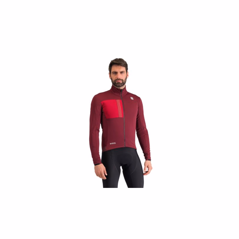 Pánska cyklistická bunda SPORTFUL Super jacket, red wine