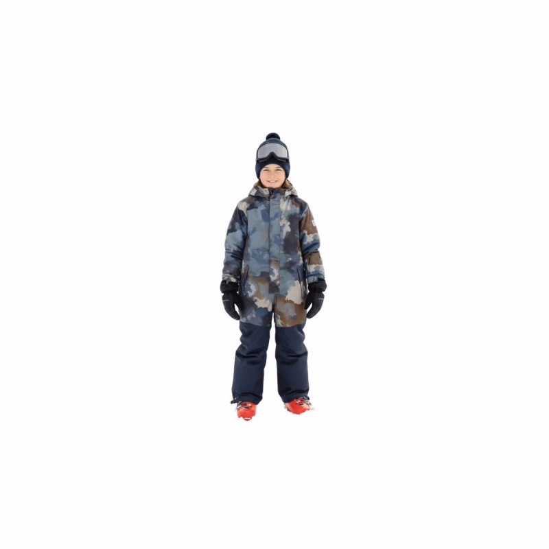 Detský zimný overal COLOR KIDS Coverall - AOP-7842-Stormy Weather