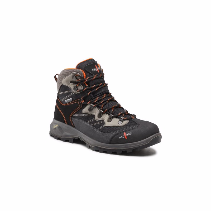 Pánska vysoká turistická obuv KAYLAND Taiga Evo Gtx, Black Orange
