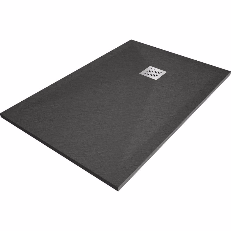 MEXEN - Stone+ sprchová vanička obdĺžniková 140x90, antracit 44719014