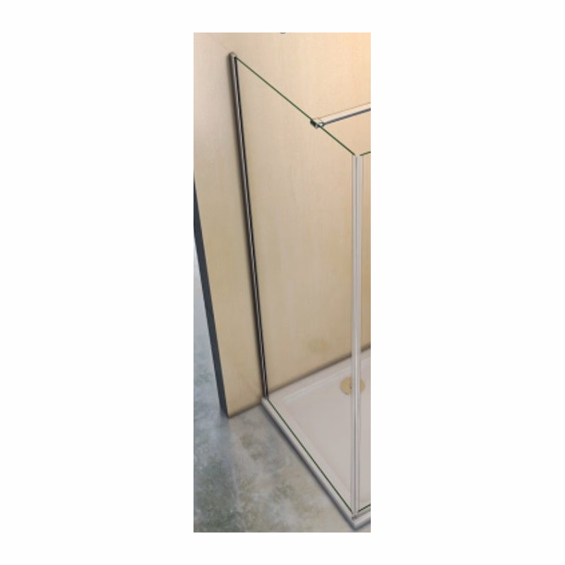 H K - Pevná bočná stena MELODY F1 90x195cm - sklo číre SE- MELODYF190-306