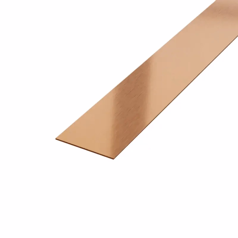 Dekoratívna lišta I 3,8x270 cm medená mat