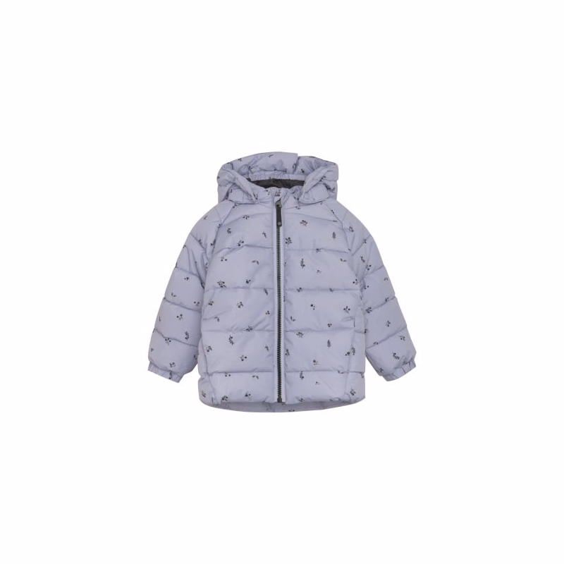 Dievčenská bunda COLOR KIDS Jacket - Quilt - AOP-741610.6053-Languid Lavender