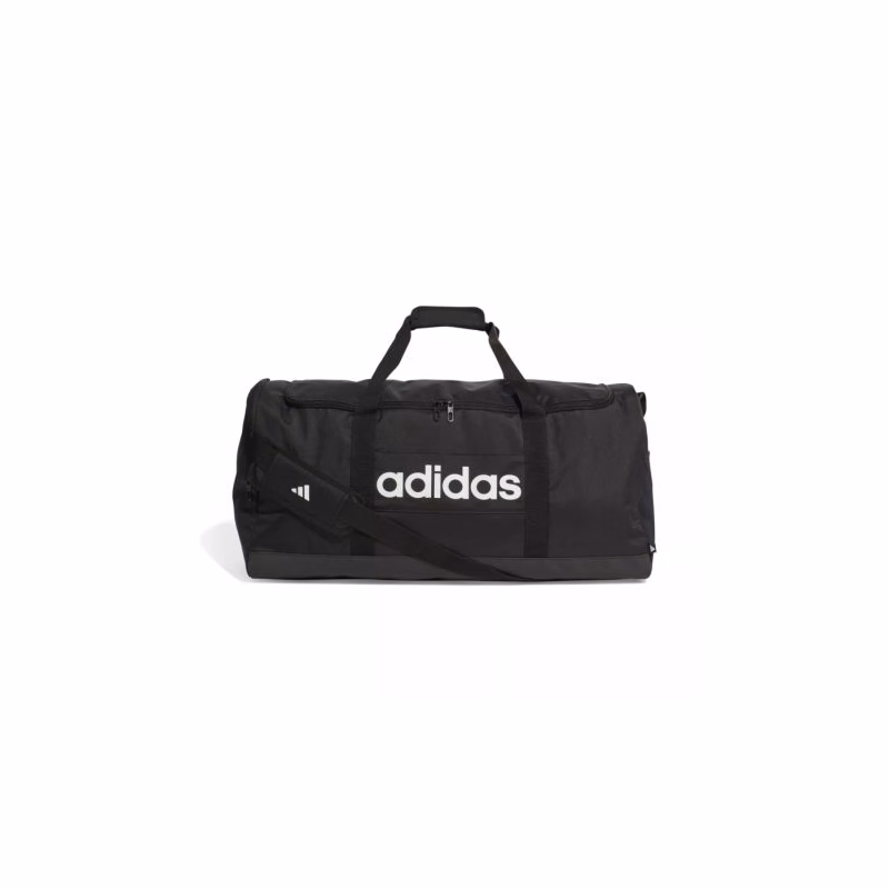 Cestovná taška ADIDAS LINEAR DUFFEL L BLACK BLACK WHITE