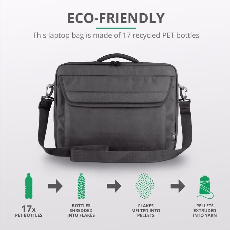 TRUST Taška na notebook 15.6" Atlanta Carry Bag ECO