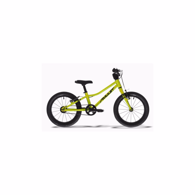 Detský horský bicykel AMULET 16 Youngster belt, yellow pearl black