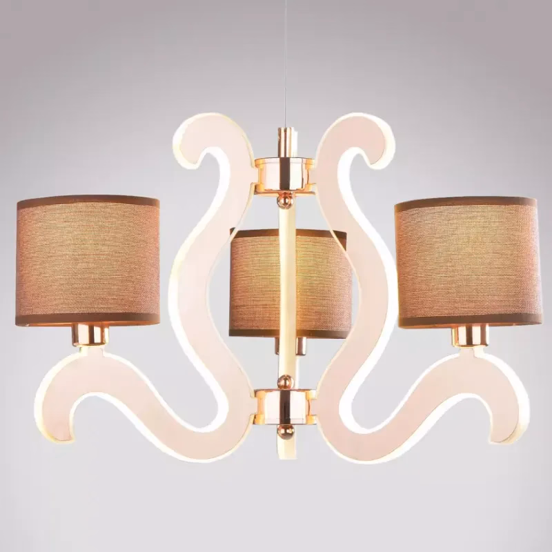 Ambrosia 3 Závesné svietidlo 3x40W E14 + 18,4W LED meď