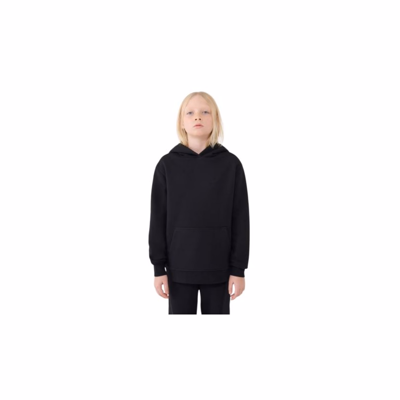 Chlapčenská mikina so zipsom 4F JUNIOR SWEATSHIRT-JWMM00TSWSM1860-20S-BLACK
