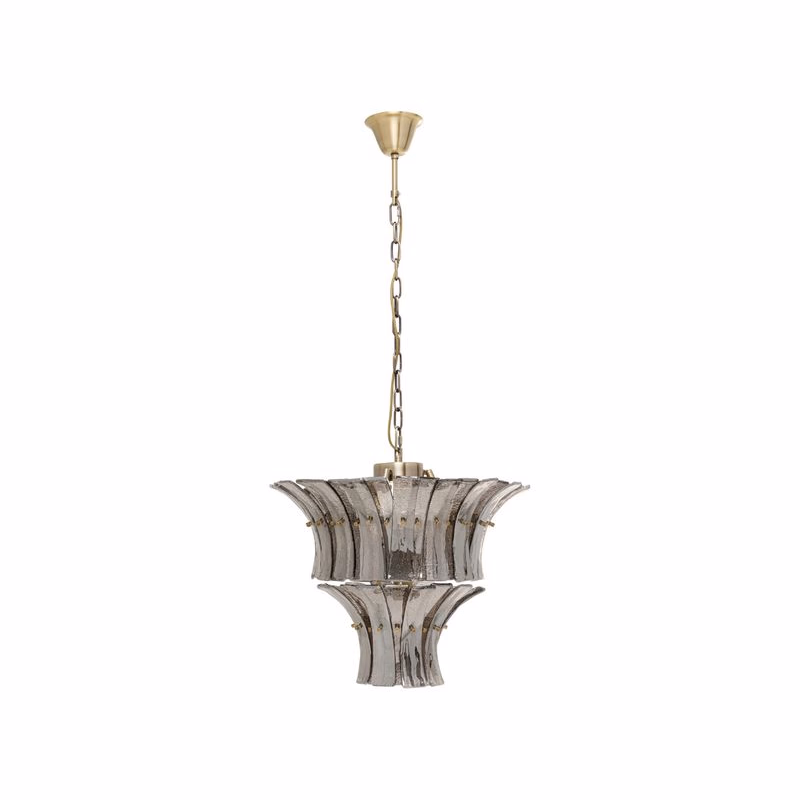 Závesná lampa Venezia Smoke Ø50cm