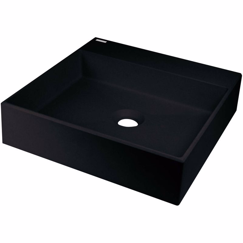 DEANTE - Correo nero Granit umývadlo na dosku - 400x400 mm CQR_NU4S