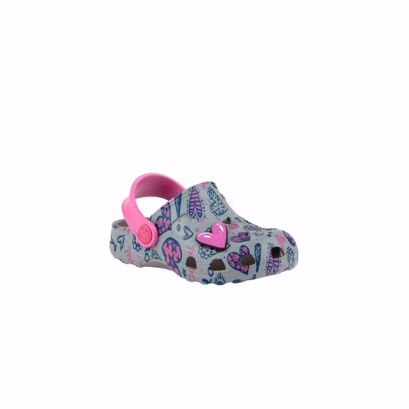 Detské kroksy (rekreačná obuv) COQUI Little Frog grey fuchsia