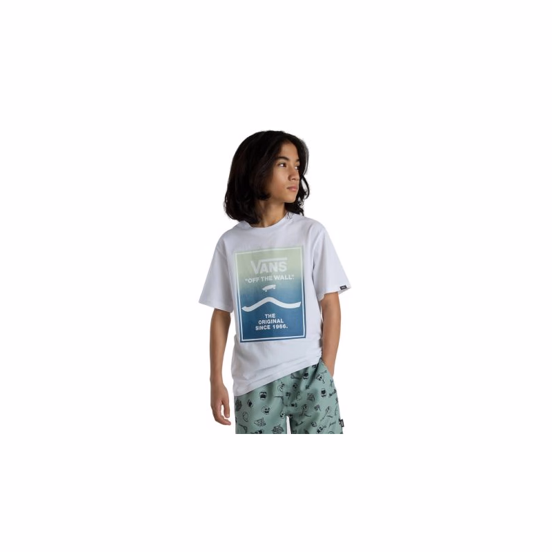 Chlapčenské tričko s krátkym rukávom VANS PRINT BOX 2.0-WHITE