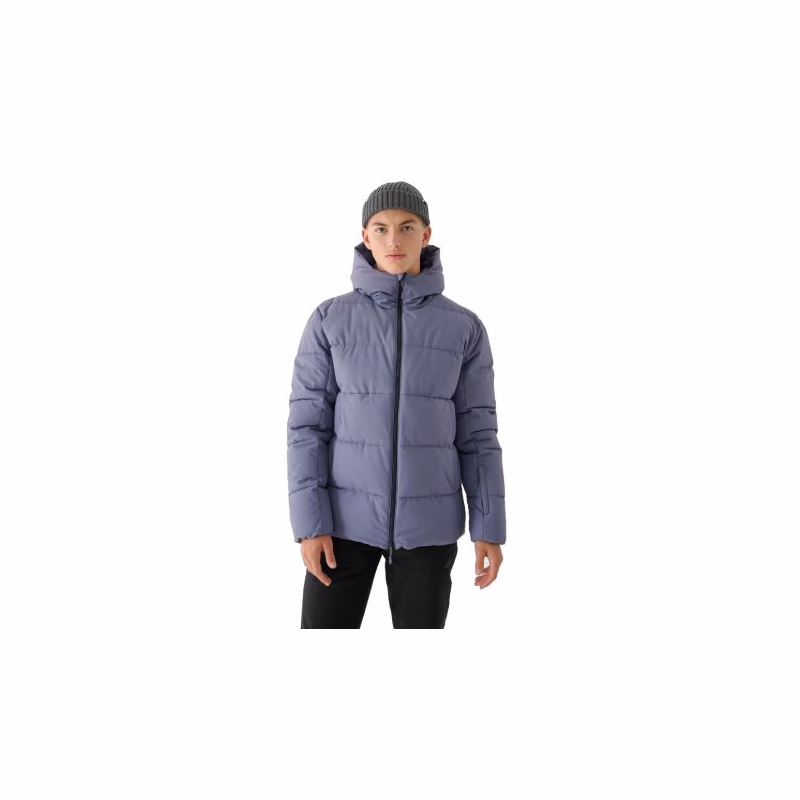 Pánska lyžiarska bunda 4F TECHNICAL JACKET-WAW24TTJAM580-32S-DENIM