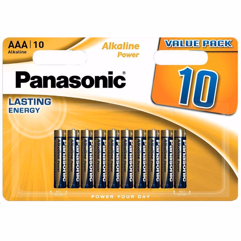 PANASONIC Alkalické batérie Alkaline Power LR03APB/10BW AAA 1, 5V (Blister 10ks)