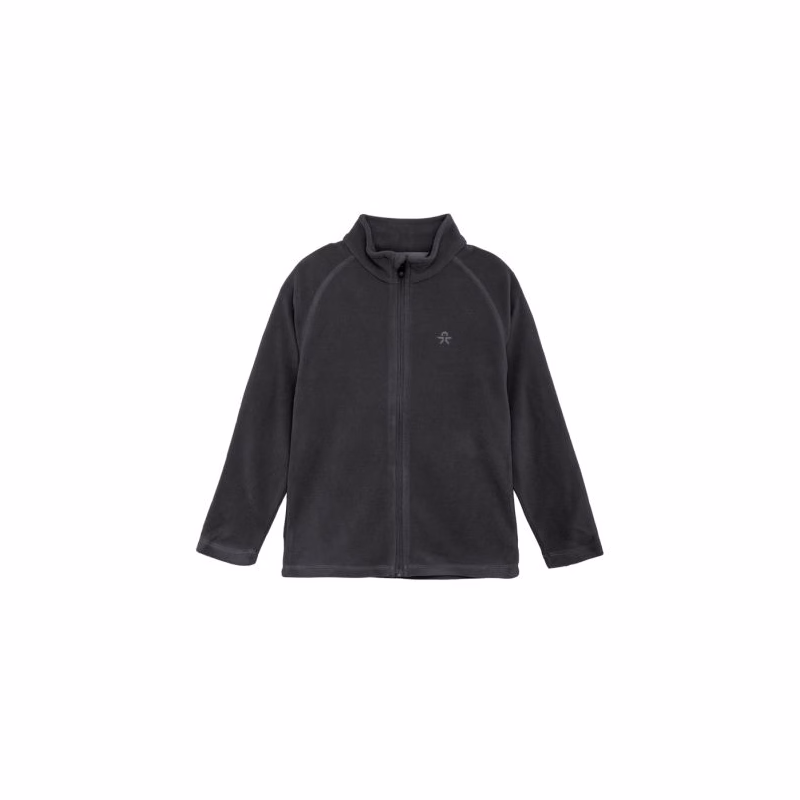 Detská mikina so zipsom COLOR KIDS Fleece Jacket, Full Zip-161-Phantom
