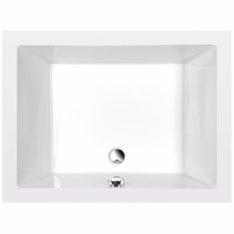 POLYSAN - DEEP hlboká sprchová vanička, obdĺžnik 100x75x26cm, biela 72879