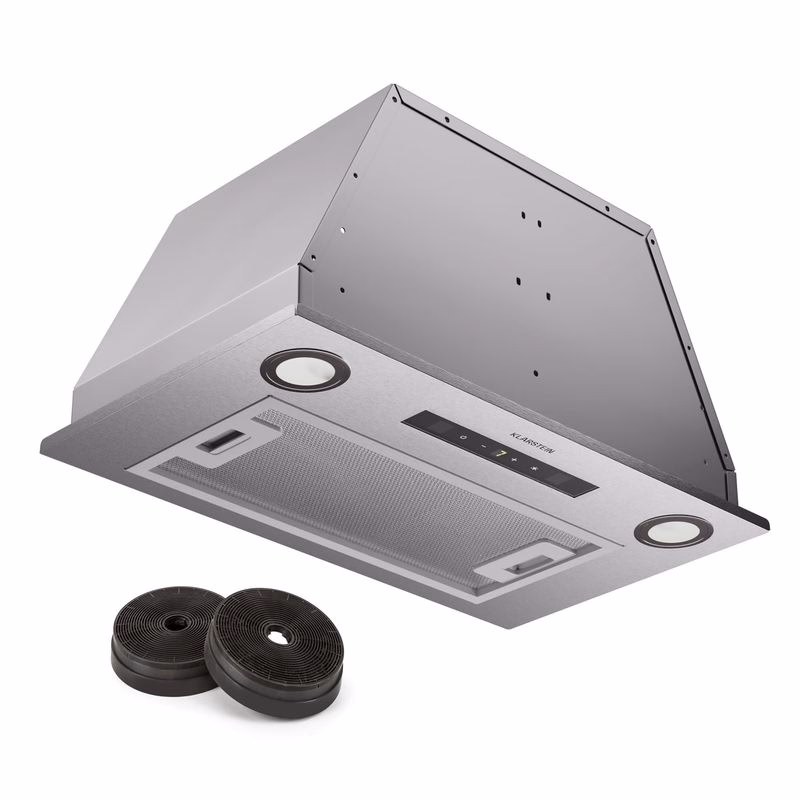 Klarstein Paolo 52, podskrinkový digestor 52 cm 463 m³/h LED Touch A++