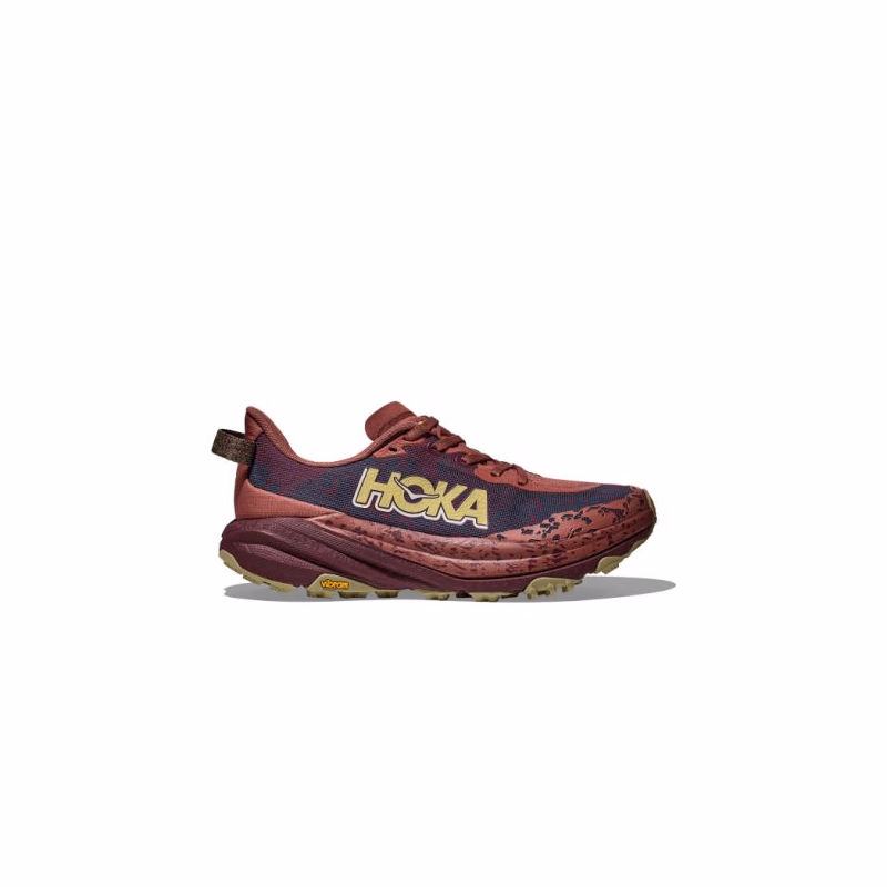 Dámska bežecká trailová obuv HOKA Speedgoat 6 W rouge black cherry