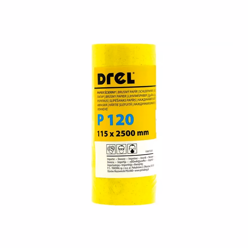 DREL Brúsny papier na kotúči 115mm x 2,5m P150 CON-MRY-1115