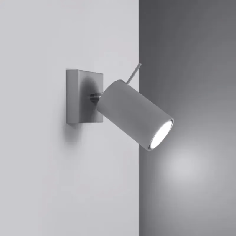 Nástenná lampa Oregon 1 sivá